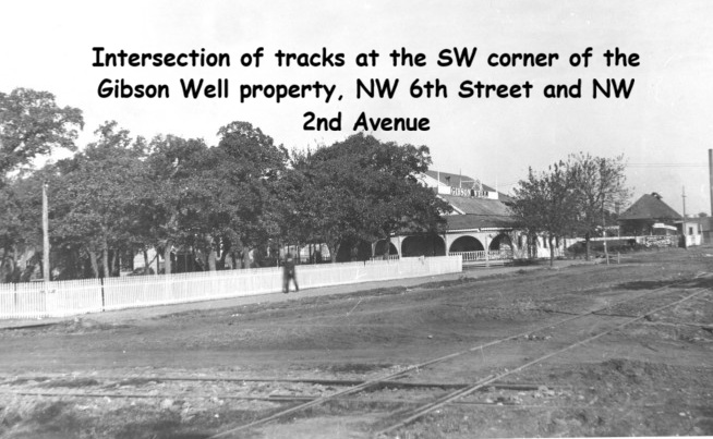 Intersection O Dink Car and Doodlebug Tracks Mineral Wells